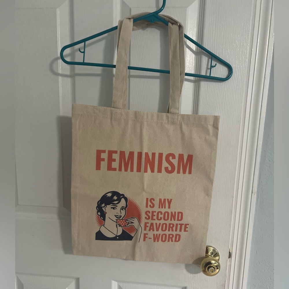 Feminism is my second favorite F word tote